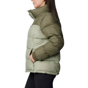 Women's Waterproof Eco-Friendly Fur Trim Zipper Bubble Bomber <b>Jacket</b> Crew Neck Lightweight Breathable Windproof Winter <b>Long</b> - Product Image 4