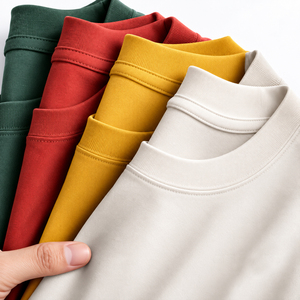 Fabricant de vêtements sur mesure, t-shirt pour homme, impression DTG, t-shirt graphique, t-shirt uni, poids lourd, 100% coton, t-shirt surdimensionné - Product Image 2