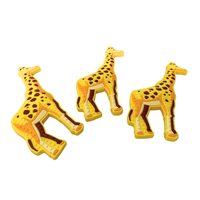 Jouet de dentition pour bébé en silicone en forme de girafe, flexible, pour 0-24 mois