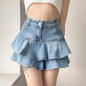 Women Denim Shorts High Rise Blue Jean Shorts Casual Summer Short Pants Soft Stretch Ladies Fashion Denim Wear - Product Image 6
