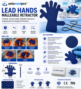 Retracteurs malleables Lead Hands, petites et grandes tailles, ZETOMEDPRO - Product Image 5
