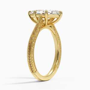 แหวนเพชรแล็บสั่งทำพิเศษสำหรับผู้หญิง ผลิตในอินเดีย พร้อมบริการสลักข้อความ เหมาะสำหรับของขวัญองค์กร ทอง 14K/18K รับสั่งทำพิเศษ - Product Image 3