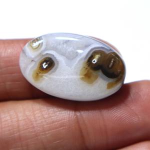 Agate Sulemani naturelle, cabochon en agate, pierre précieuse, agate rayée, pierre lisse, fournisseur en gros de pierres pour bijoux - Product Image 2