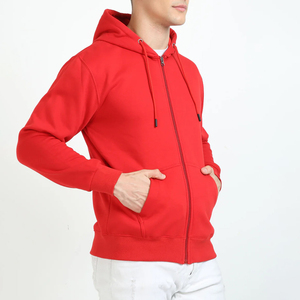 <b>Zip</b> <b>up</b> Hoodies Men Winter Casual Solid Design Fleece Pocket Breathable Premium Quality Custom Print Embroidery Streetwear - Product Image 4