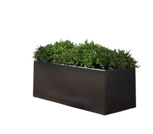 Macetas Redondas Altas para Uso en Interiores y Exteriores, Metal Galvanizado, Perfectas para Plantas Suculentas Pequeñas y Grandes, Flores Modernas - Product Image 5