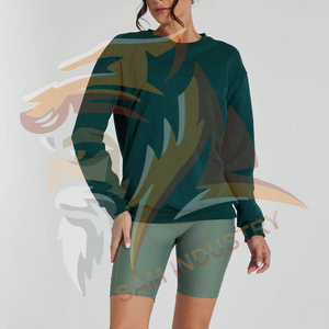 Sweat-shirts en molleton d'hiver pour femmes à épaules tombantes, style pull à manches longues, sweat-shirts oversize pour femmes - Product Image 4