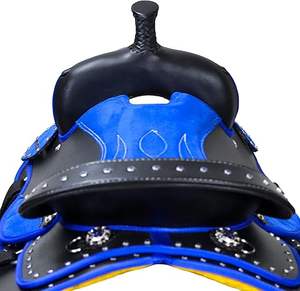 Selle de Cheval en Cuir Naturel Souple de Qualité Supérieure, Faite sur Mesure pour le Dressage Anglais, le Trail, le Plaisir et la Course aux Barils, avec Siège Sécurisé - Product Image 4