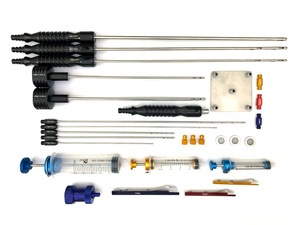 Set Profesional de Liposucción de 28 Piezas con Mango de Injerto de Grasa y Herramientas Quirúrgicas de Acero Inoxidable de Precisión con Conexión Luer Lock - Product Image 2