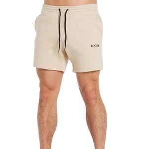 กางเกงขาสั้นสำหรับผู้ชายกางเกงขาสั้นใส่เล่นยิมทำจากขนแกะอุ่นปรับเอวได้โลโก้ได้ - Product Image 1