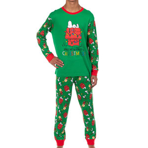 Nuevo conjunto de pijama navideño con estampado de bastones de caramelo y tela suave y transpirable. - Product Image 1