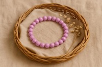 Bracelet élastique rose mignon avec perles en résine, bijoux de mode unisexe, cadeau