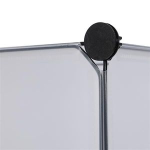 Organizzatore di Gioielli a 3 Livelli in Legno con 2 Cassetti, 17 Porta Pennelli, 95 Luci LED Calde, Specchio Interno Non Completo, 3 Specchi - Product Image 6