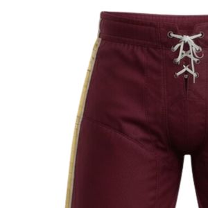 Pantalones Cortos Deportivos de Poliéster para Hombre, Color Granate, Sublimados, para Entrenamiento de Hockey sobre Hielo, con Cordón Ajustable y Franja Lateral, Uniforme de Equipo, Entrenamiento y Partido - Product Image 5