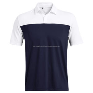 Vêtements pour hommes Polo à manches courtes en pur coton Style ajusté Style décontracté Style professionnel Haut Expédition DDP - Product Image 1