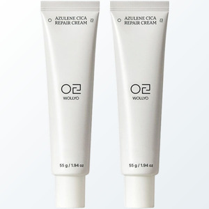 Crème visage WOLLYO K-Beauty Azulene Cica Mark, soin coréen original, fabriquée en Corée, 55g, lotion pour le visage à la centella asiatica - Product Image 1