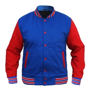 Classic Wool Blend Varsity Jacket Leather Sleeves Unisex Retro Letterman Bomber Stand Collar Solid Casual Streetwear Winter <b>Coat</b> - Product Image 2