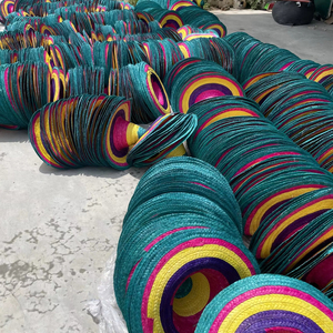 Vietnam Mexican Sombrero <b>Straw</b> <b>Hat</b> Wide Brim Handmade <b>Straw</b> Material For Beach Holiday Festival Costume And Outdoor Use - Product Image 1