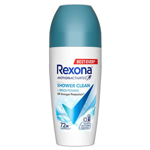 Desodorante Antitranspirante REXONA Shower Clean para Mujer, 45 ml x 24, Sin Política de Devolución - Product Image 1