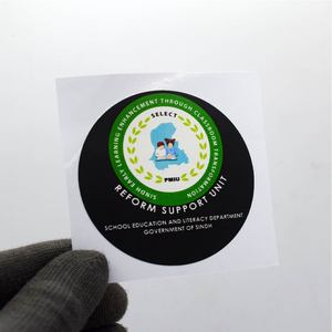 Promotional Custom Matte Laminated PVC <b>Vinyl</b> Logo Stickers | Round Shape Eco-Friendly UV Printed Waterproof Durable Decals - Product Image 3