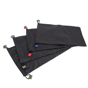 Custom <b>Waterproof</b> Foldable Nylon Black <b>Drawstring</b> <b>Bag</b> Small Gift Packing Pouches with Nylon <b>Bag</b> for Travel - Product Image 4