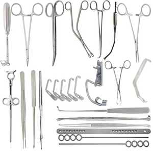 Tonsillectomy Adenoidectomy Ent Surgical Instruments Set With Steel <b>Box</b> High Quality ENT INstruments Kit ISO / CE - Product Image 2