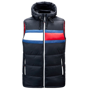 Gilet de Costume Formel pour Homme en Toile Anti-Plis à Séchage Rapide Grande Taille Veste d'Hiver Chaude Sans Manches à Fermeture Éclair Style Décontracté - Product Image 1