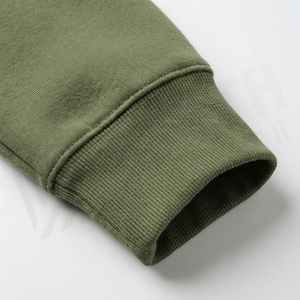 Conjunto Deportivo con Capucha para Hombre, Color Verde Oliva, Sudadera y Pantalones Largos de Color Sólido, Cierre con Cordón, Corte Regular - Product Image 6