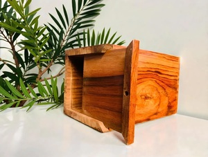 Handmade Rosewood Cremation Urn Modern Wood <b>Memorial</b> <b>Keepsake</b> Handmade Modern Rosewood Cremation Urn - Product Image 3
