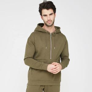 Sudadera con capucha de colores personalizados con logotipo bordado de impresión sudadera térmica de lana pesada - Product Image 1