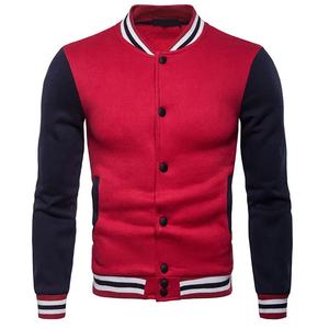 Chaquetas Versity de talla grande para hombre, venta al por mayor, chaquetas Varsiti en blanco, logotipo personalizado, letra lisa, chaqueta universitaria para hombre - Product Image 2