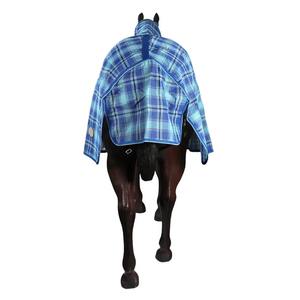 Couverture de cheval imperméable légère la plus vendue, confortable, garnie de coton, doublure en nylon, coque en polycoton, toutes saisons - Product Image 5