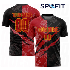 Custom Soccer Jersey Striped Football Shirt Sublimation Team Uniform Quick Dry Sportswear OEM ODM Manufacturer - Product Image 5