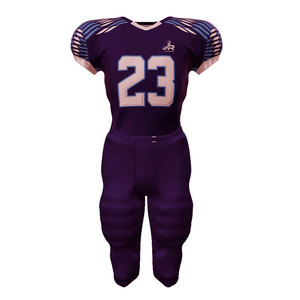 Uniforme de football américain avec tissu en maille respirant, léger et durable, adapté aux entraînements et aux matchs - Product Image 1