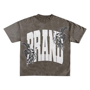 Ensemble t-shirt et short en molleton pour homme, imprimé sur mesure, effet délavé et décoloré, 2 pièces, été - Product Image 2