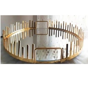 Utensilios de Cocina, Servidor de Café, Bandeja para Café con Acabado en Níquel, Bandeja Metálica de Servicio con Diseño Atractivo, Gran Venta - Product Image 2