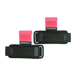 Sangles de musculation professionnelles personnalisées pour la gym, modèle le plus récent, crochets de poignet en caoutchouc et acier pour l'exercice et l'haltérophilie - Product Image 1