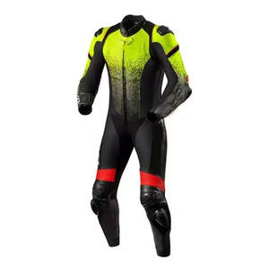 Combinaison de course de moto d'hiver haute performance en cuir, imperméable, respirante et chaude, conçue pour la piste et la route, usage professionnel - Product Image 1
