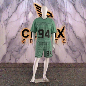 Ensemble de sport respirant pour femme : T-shirt et short en maille avec logo personnalisé – Idéal pour la gym et la course à pied – Prix de gros - Product Image 6