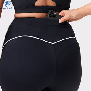 OEM Custom Women's High Rise Yoga <b>Leggings</b> Moisture Wicking Four Way Stretch Workout Athletic Wear Manufacturer - Product Image 5