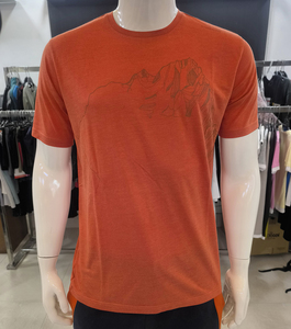 Camiseta de hombre con cuello redondo, estampada, de punto sencillo, 220 GSM, 70% viscosa de bambú, 30% poliéster, elegante y cómoda, de proveedor de BD. - Product Image 1