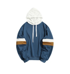2025 nouveau Design personnalisé hiver blanc à capuche pull 100% coton couleur unie panneau travail broderie strass Style à capuche - Product Image 1