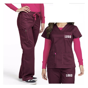 Tenues Médicales Confortables et de Haute Qualité : Ensemble Blouse et Pantalon Tricoté Respirant Unisexe pour Hommes et Femmes - Product Image 5