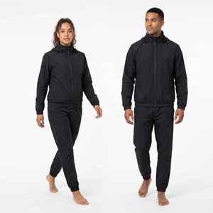 Ensemble veste et pantalon imperméables personnalisés, coupe-vent en nylon, jogging, survêtement réfléchissant pour unisexe - Product Image 3