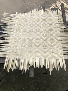 Decorative woven bamboo and rattan <b>mats</b> for interior <b>roll</b> from Vietnam supplier Bao Tram Anh - Product Image 6