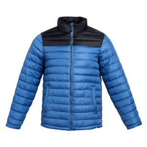 OEM Customizable Fashion Winter Puffer <b>Jacket</b> Men Women <b>Warm</b> Hooded Stand Collar Patchwork <b>Waterproof</b> Windproof <b>Jacket</b> Wholesale - Product Image 1