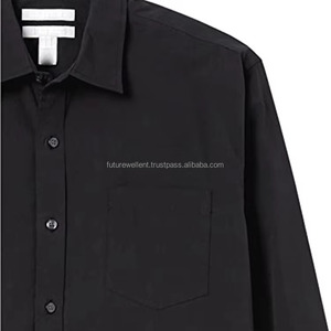 Best Hot Selling Long Sleeve Button Dress Shirts For Men Fashion Wholesale High Quality Custom Logo - Product Image 5