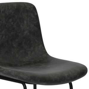 Jolie angosciata carboncino grigio sgabello da Bar Set di 2 - Product Image 2