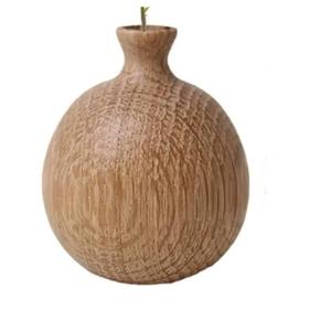 Vase en bois écologique fait main, personnalisé, décoratif et contemporain en bois de manguier - Product Image 5