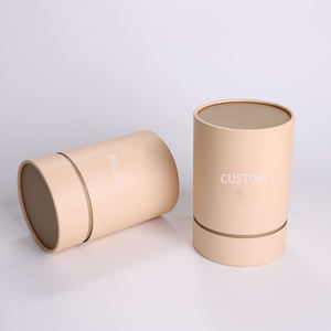 Tubo de Cartón Rígido Biodegradable y Ecológico Personalizable, Embalaje de Tubo de Papel con Laminado Mate y Lámina Dorada - Product Image 4