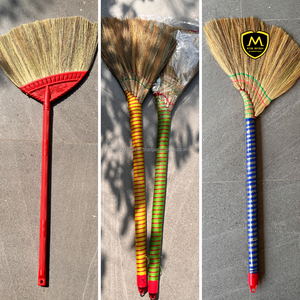 Balai en herbe naturelle fait main de qualité supérieure et pelle à poussière en plastique de style vietnamien - Écologique, léger, haute durabilité, meilleur prix - Product Image 3